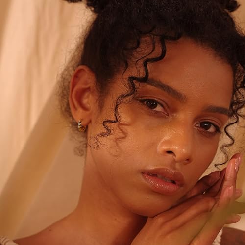 FETTERO 14K Gold Plated Earrings for Women Gold Huggie Hoops Lightweight Small Dainty Hoop Earrings Simple Trendy Hypoallergenic Hoops Jewelry Gift | Cubic Zirconia Huggie Earrings2