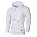 Zilosconcy Hoodie Herren Strickjacke Blend Pullover Herren Hoodie Basic Waffel Stricken Hoodie männer Sweat Shirt Strickjacke Sweatshirt lang Grauer Pulli Jacke Coole Hoodies Casual klassisch Hoodi