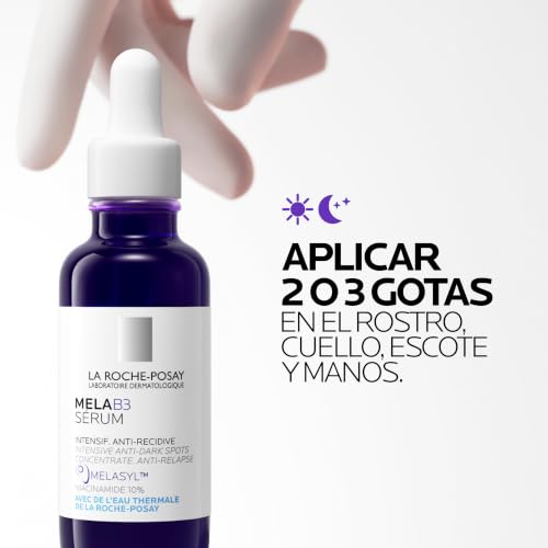 Miniatura 6 de La Roche Posay Sérum Concentrado Intensivo, Despigmentante, Antimanchas Y Prevención De Nuevas Manchas, Enriquecido Con Melasyl Y Niacinamida, Mela B3, 30 Ml