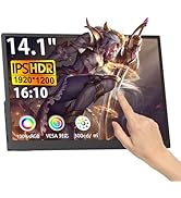 Amazon.co.jp: モバイルモニター 14.1 インチ タッチパネル 2.4mm 超薄