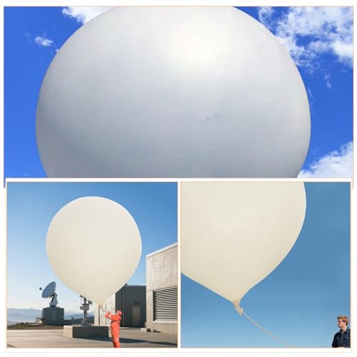 Ballon géant blanc 1000g ultra résistant pour structures de ballons
