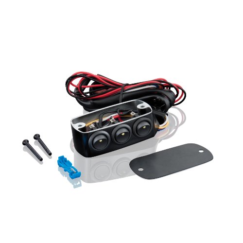 Show Chrome Accessories 52-705LMA Matte Black Clutch Side Switch Block