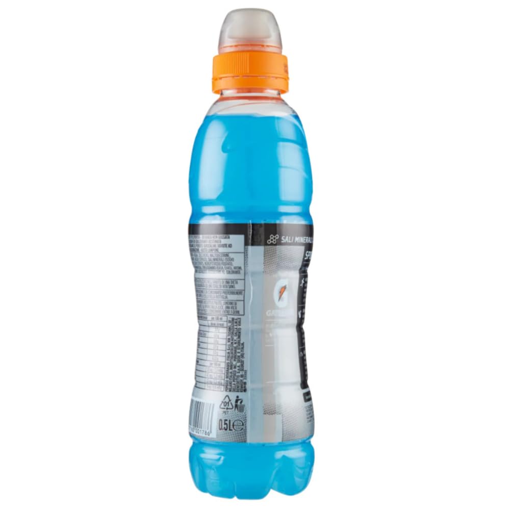 Italian Gourmet - Bebida isotónica deportiva mixta 4 variedades 48 × 500 ml – Bebida electrolítica para energía y rendimiento – Bebida de hidratación para deportes + Polpa italiana gourmet