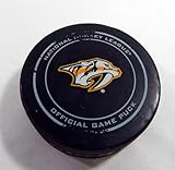 2018 Nashville Predators Vs. Vegas Golden Knights Game Used Puck DP61294 - NHL Unsigned Game Used Pucks