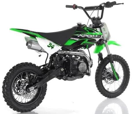 Miniatura 4 de HHH Motocicleta de motocross AGB-34CRF de 110 cc semiautomática sin embrague para niñosadolescentes de tamaño Pit Bike Dirtbike 110 Dirt Bike