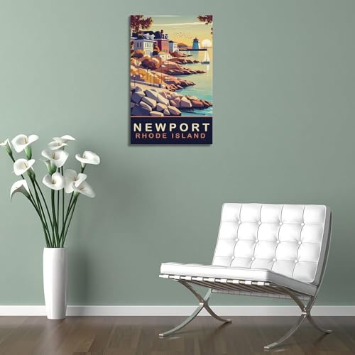 Poster de voyage Newport Rhode Island pour s'évader chez soi - 5