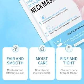 10PC Maschera per il Collo 25g, Essenza Rassodante per il Collo e Décolleté Lifting, Idratante, Anti-invecchiamento, Antirughe, jingshuang-19