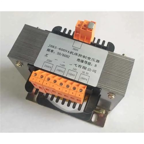 JBK5-600VA Machine Tool Control Transformer 380V to 220V 110V 24V 18.5V 1Pcs