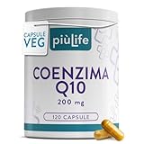 Coenzima Q10 200mg PiùLife – 1 Al Giorno – 120 Capsule...