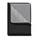 Produktbild WOOLNUT Matte Coated PU Folio Zipper Sleeve Case Hülle Tasche für for MacBook Air 15 Zoll (2023-2024, M2/M3) & Pro 16 - Schwarz