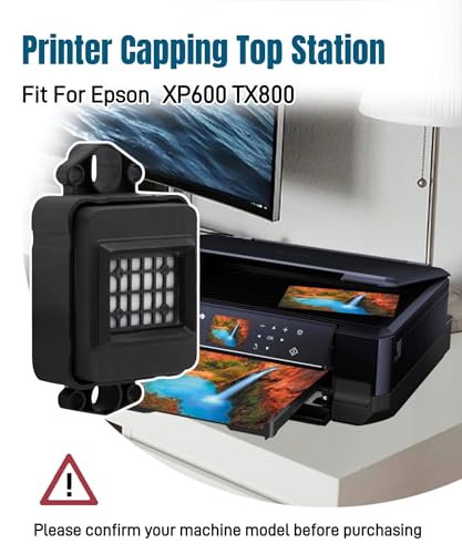 2 peças de estação superior de tampa de impressora serve para Epson XP600 TX800 TX810 TX820 TX710 DX