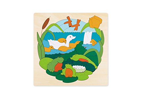 Hape Hidden Depths George Luck Wooden Layers Puzzle