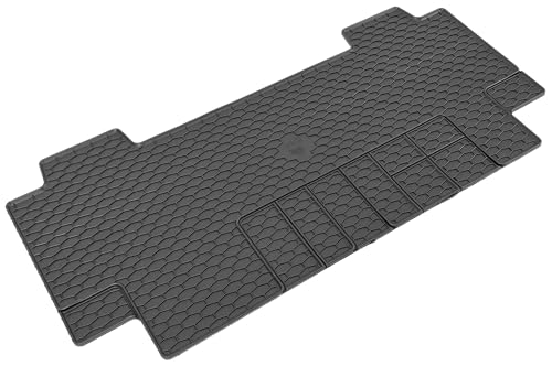 WALSER DirtGuard Gummi Fussmatten Auto für FIAT Ulysse 1994-2002, Citroen Spacetourer/Peugeot Traveller/Toyota Proace 2016-Heute, Opel Zafira Life 2019-Heute, FIAT Ulysse Bus 2022-Heute