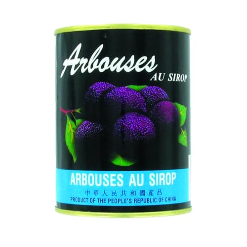 Arbouses en almíbar enlatado – Marca Coq – Frutas exóticas – 567G (juego de 6 cajas)