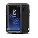 Samsung Galaxy S8 Plus case,Feitenn Extreme Hybrid Armor Alloy Aluminum Metal Bumper Soft Rubber Military Heavy Duty Shockproof Hard Case For Samsung Galaxy S8 plus screen protector gift (Black)
