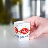 JUST FUNKY Fallout Sugar Bombs Breakfast Cereal Square Shot Glass 2 Ounce Shot Glass
