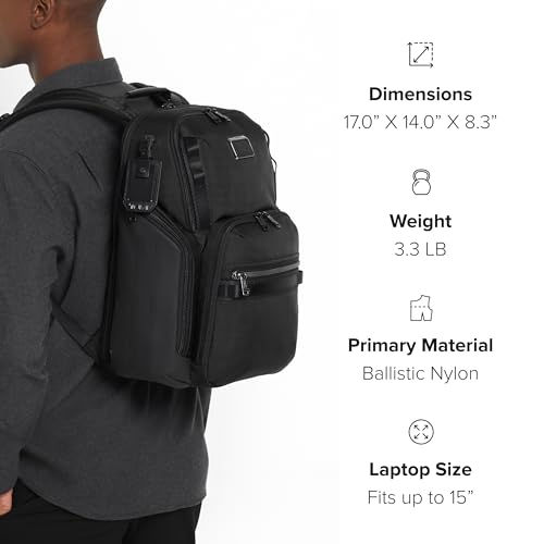 TUMI Alpha Bravo Search Backpack - Black, Black