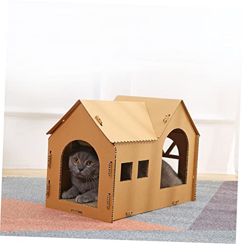 GANAZONO Casa De Gato Tábua De Arranhar Para Gatos Brinquedo Para Arranhar Gatinho Tábua De Arranhar