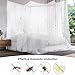 Moskitonetz 200 x 220 x 200 cm, Moskitonetz Bett, Feinmaschig und langlebig, Mosquito Net Bed für Zuhause und Camping Geeignet.