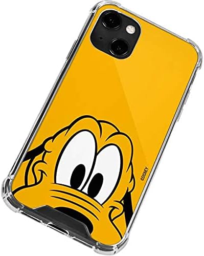 Skinit Clear Phone Case Compatible with iPhone 13 - Officially Licensed Disney Friends Pluto Up Close Design