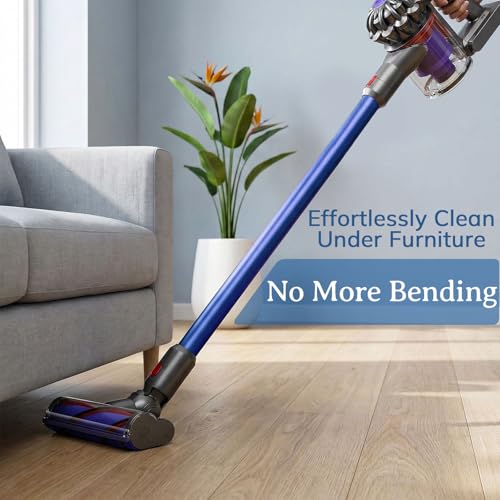 Verlängerungsrohr kompatibel mit Dyson V15 V11 V10 V8 V7, Quick-Release-Verlängerungsrohr 74 cm Ersatzrohr für Dyson Akku-Staubsauger Serie Ersatzrohr Verlängerungsstange (Blau)