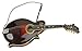 Walker & Williams M-41 Chestnut Brown Leather Mandolin Strap For A or F Types