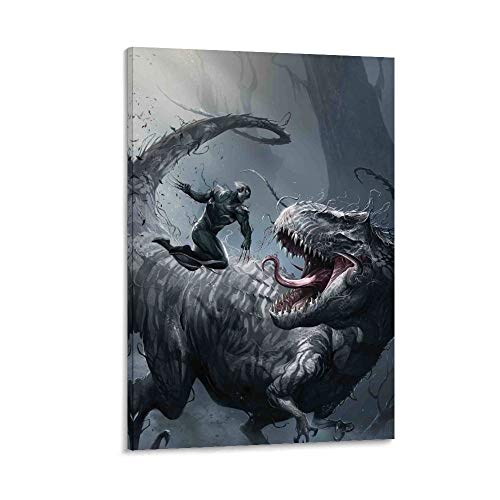 LIULANG Venom As A Dinosaur - Póster artístico de pared (30 x 45 cm)