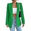 Blazer Blanc Femme Onsoyours Femme Blazer Élégant Manches Longues Slim Fit OL | FindTheDeal Blazer Gris Femme
