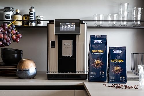 De'Longhi Caffe Crema Whole Coffee Beans 250G DLSC602, 100% Arabica - Ideal for Coffee & Americano