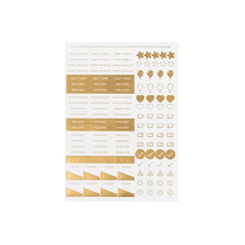 Busy B Mid-Year Calendar - Academic Everyday Planner – Aug '25 - Aug '26 - Multi- Wall Planner Calendar for Busy People with Month-to-View, To Do’s, Notes, Stickers & Storage Pocket – 29.5 x 22cm - immagine 6