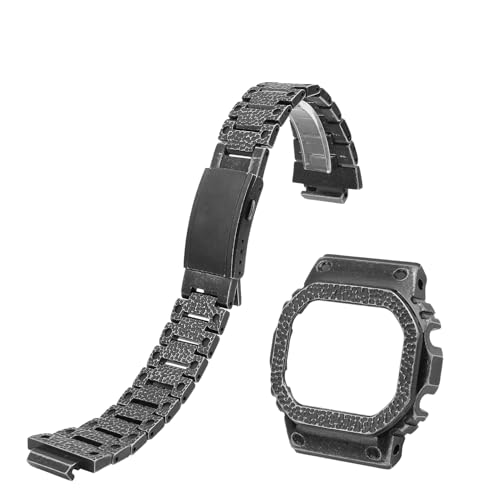 [yneblaed] �ɓK�����܂� �V���[�Y�E�H�b�` DW5600 / GMW-B5000 / GA-2100 �p �Ɩږ͗l�X�e�����X�P�[�X�Z�b�g �`�^���P�[�X�E�H�b�`�p�[�c