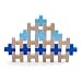 Produktbild HABA 304411-3D-Legespiel Aerius, 20 Holzbausteine in unterschiedlichen Formen und Farben für kreatives Legen und Bauen in alle Richtungen, Spielzeug ab 3 Jahren