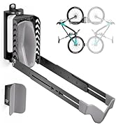 Swivel Bike Rack Wall Mount, Bike Hangers for Garage, Space-Saving Vertical Bike Holder, Holds up...