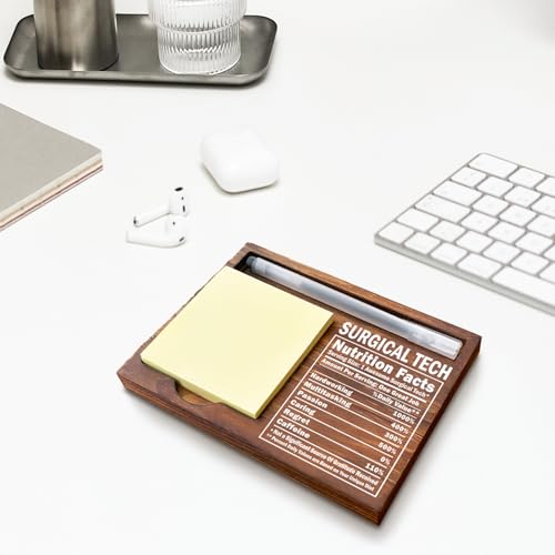 Surgical Tech Gifts, Surgical Tech Sticky Note Holder, Surgical Tech Office Decor, Surgical Tech Desk Organization, Surgical Tech Desk Self-Stick Note Pad Holders WPP47