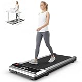 OLIXIS Walking Pad Treadmill for Home, Under Desk Treadmill for Small Space, Portable Design for Home Office Workouts, LED Display with Remote Control, Low Noise