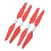 Produktbild for Xiaomi FIMI X8 SE RC Drone Luftschrauben, Colorful 2 Paar Propeller Ersatz Props Blatt Propeller für Xiaomi FIMI X8 SE RC Drone (Rot)