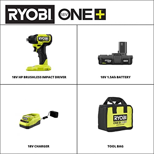 Tournevis à percussion 18V RYOBI brushless visseuse à choc compacte