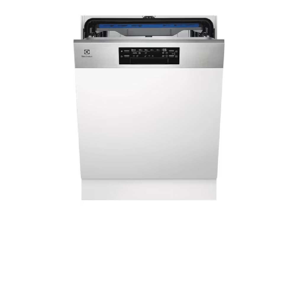 Electrolux 60cm UltimateCare 700 semi-integrated (Built-In) dishwasher with 14 place settings (EEM48300IX, removes 99.99% bacteria & viruses)