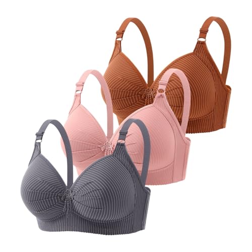 Soutien-gorge maintien confortable à armatures et fermeture avant pour grand confort