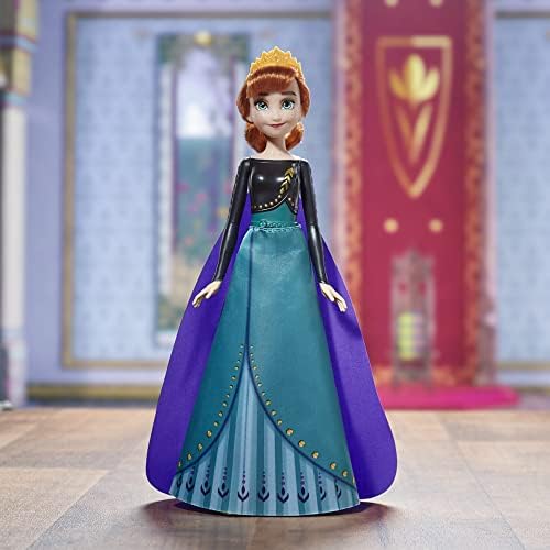 Hasbro Disney Frozen 2 Queen Anna Shimmer Fashion Doll, Toy for Children 3 Years Old and Up, Multicolor, One Size, (F3524)
