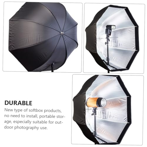Image of OUNONA Octagonal Photography Softbox Umbrella Light Diffuser, Soft Light Photo Modifier for Studio Flash and Strobe Lighting, Compatible with Video and Photo Lighting Equipment
