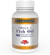 URENEWBEAUTY 92% Omega-3 Fish Oil mini Softgels for Women and Men 1000mg per Serving with 920mg E...