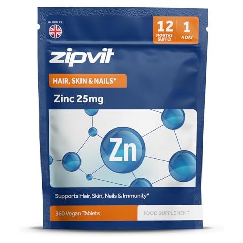 Zipvit Zinc 25mg Vegan Tablets for Health Cover