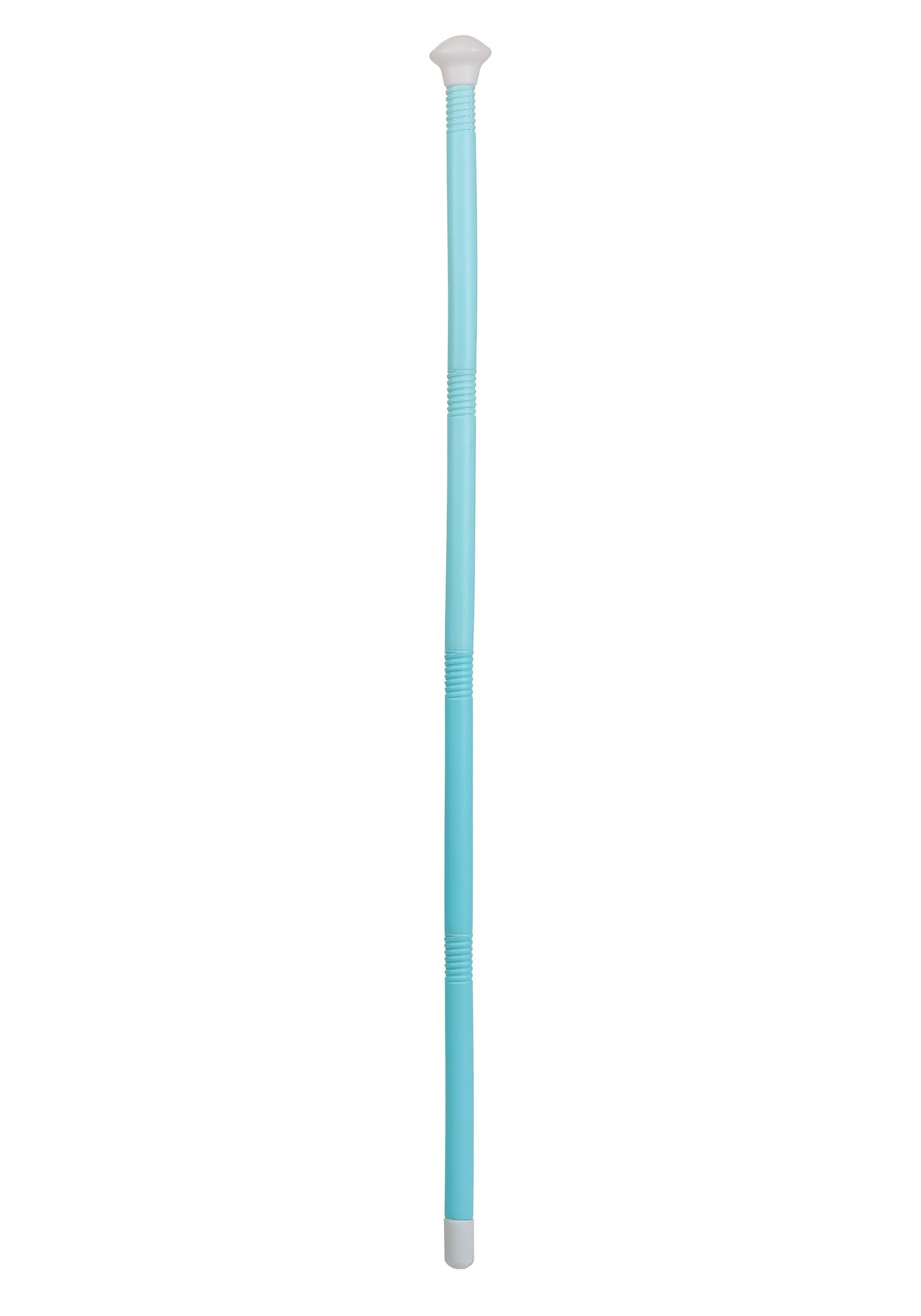Fun Costumes Unisex Blue Powder Cane Costume Accessory For Adults - Lightweight Plastic Theatrical Prop For Funny Movie Tuxedo Party Outfit