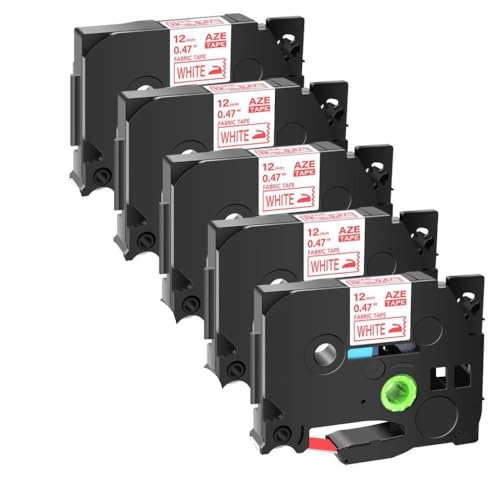 5pk 10pk�������x�����{���݊����̂���TZ FA231 TZE-FA231 TZE-FA3R FOR FABRIN TAPES���x���v�����^�[(5PK Red on White)