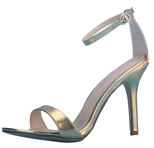 Hanfike Stiletto High Heel Dressy Sandals for Womens Ankle Strap Outdoor Party Evening Shoes