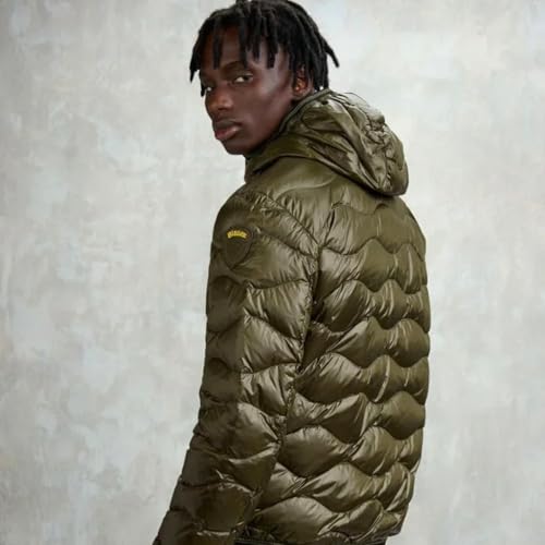 Blauer Para Hombre. 25WBLUC03074 PlumíFero Ondulado Wave Verde (Xl), Casual, PoliéSter - 2