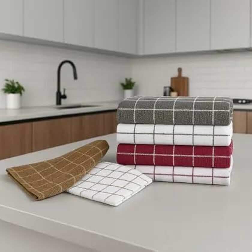Kit Pano de Prato Copa Atoalhado Felpudo Teka Chef Premium – Alta Absorção, Secagem Rápida, Ideal para Cozinha – Kit com 2 Unidades