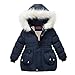 SO-buts Niños Niña Niñas Abrigos De Invierno Chaqueta Espesar Cremallera Cálida Nieve...
