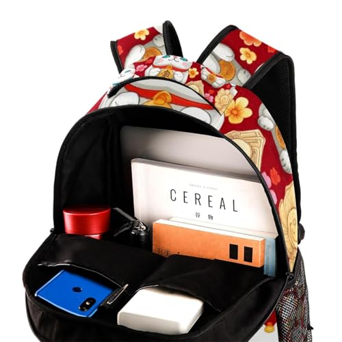 Sac à dos de campus voyage porte-bouteille filles garçons multicolore